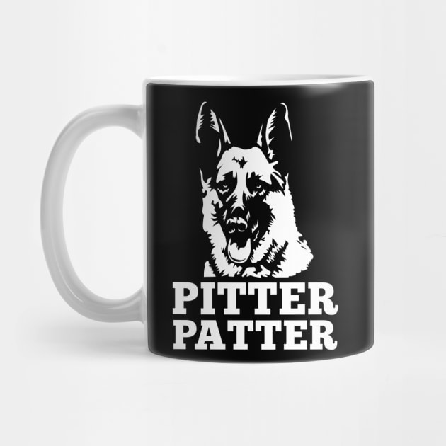 German Shepherd Pitter Patter Cute Gift by ashiacornelia173